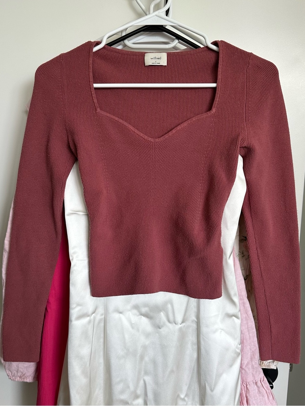 Wilfred Red Sweater
